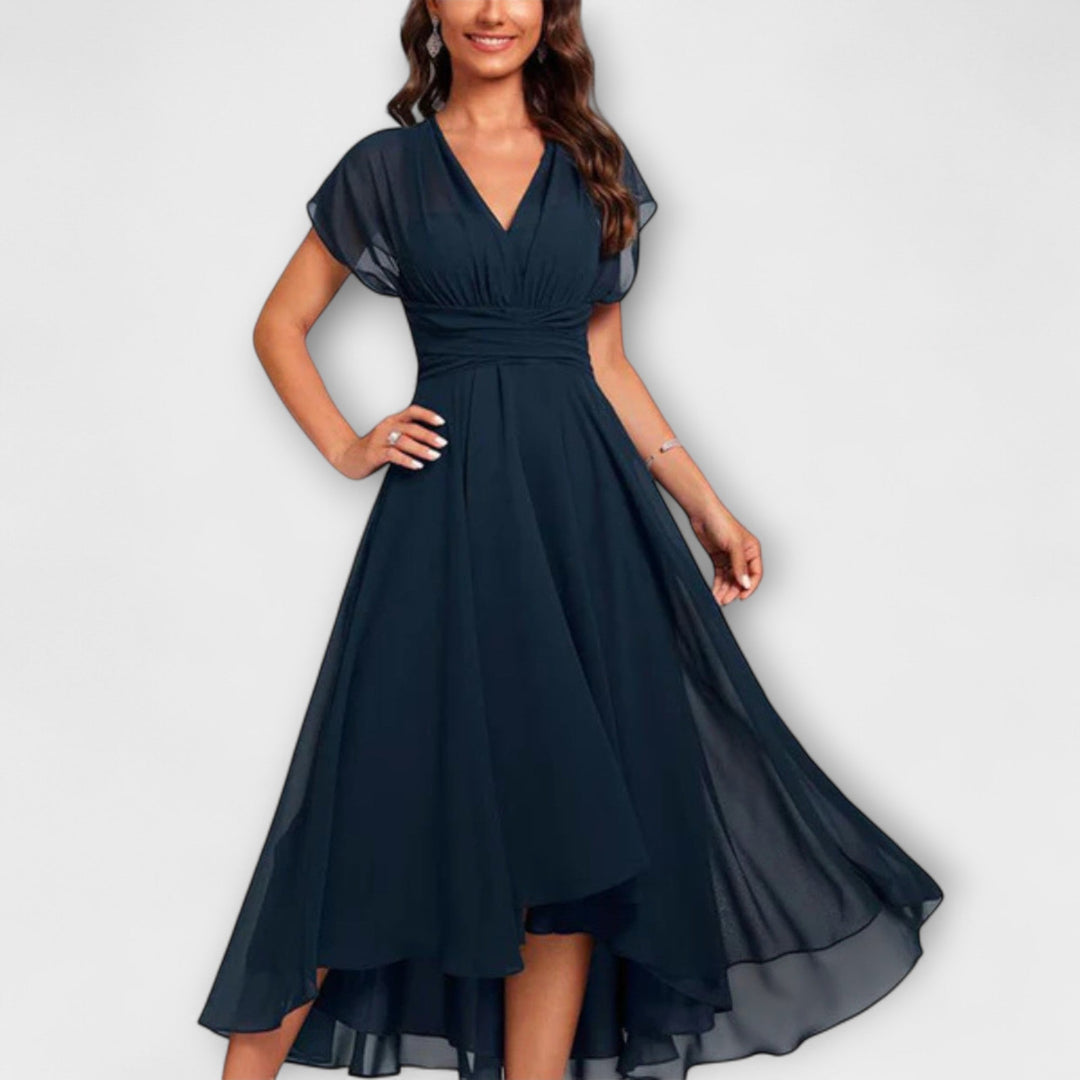 Vivoras | Robe de soirée fluide avec décolleté en V