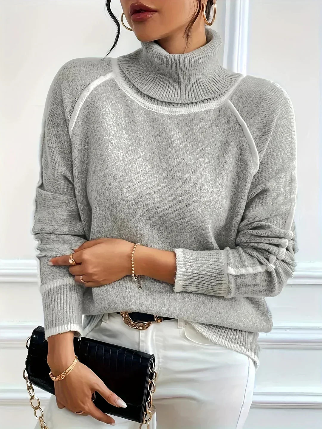 Vivoras | Pull col roulé douillet pour femmes