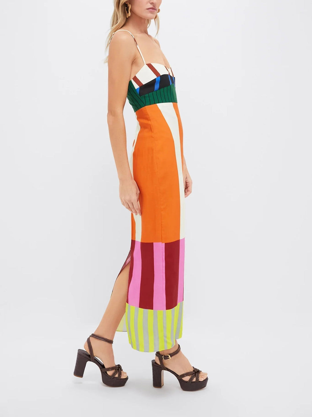 Vivoras | Robe longue à rayures