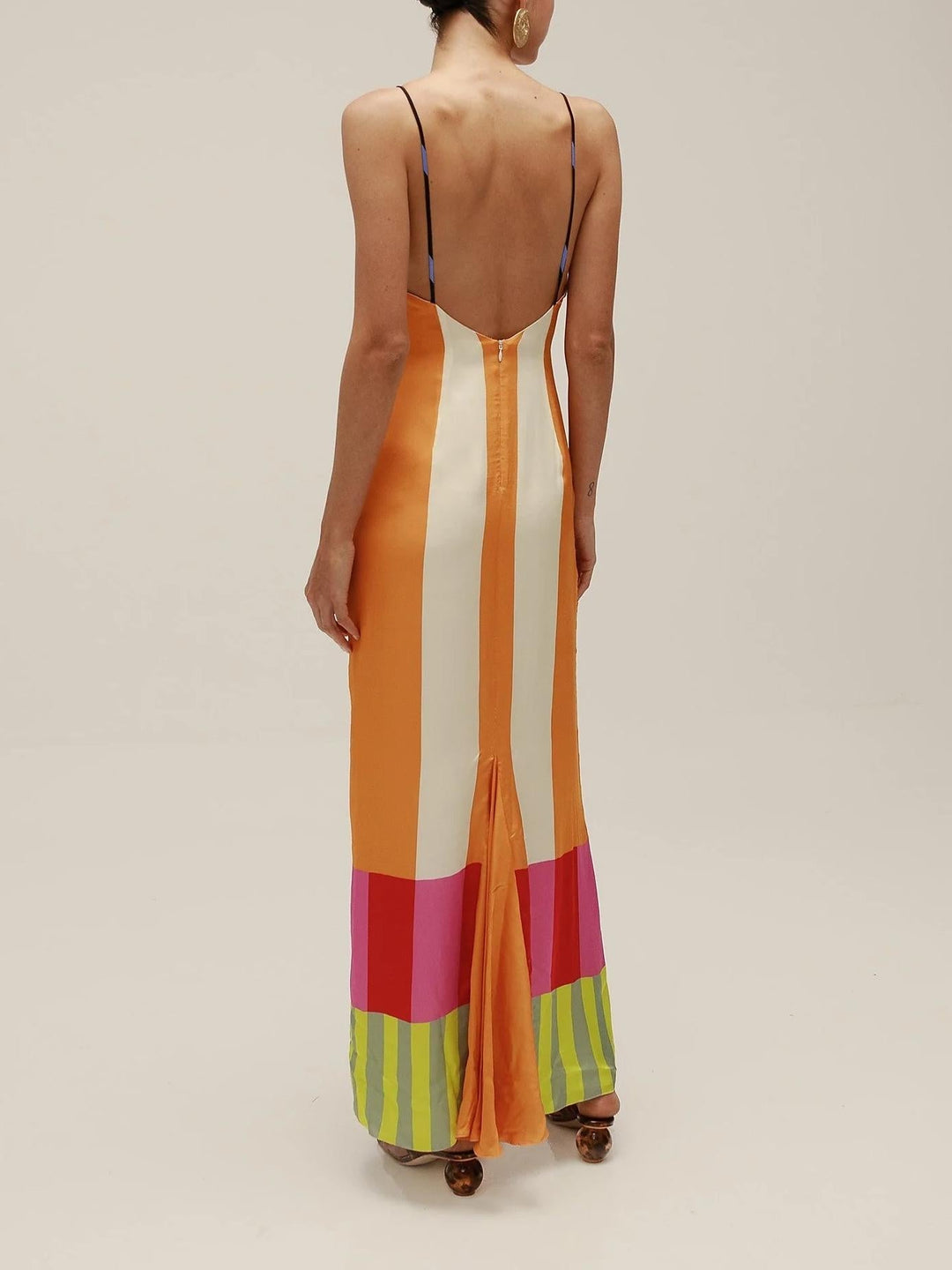 Vivoras | Robe longue à rayures