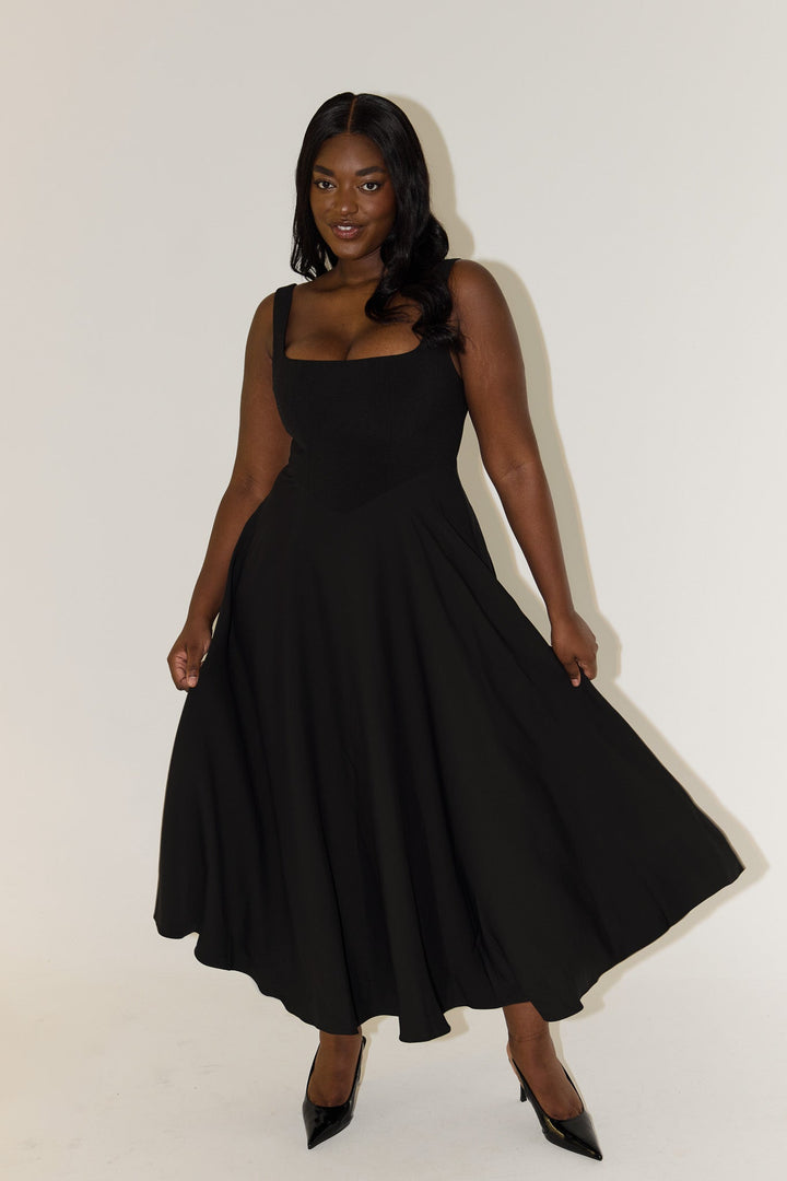 Vivoras | Robe midi fluide intemporelle
