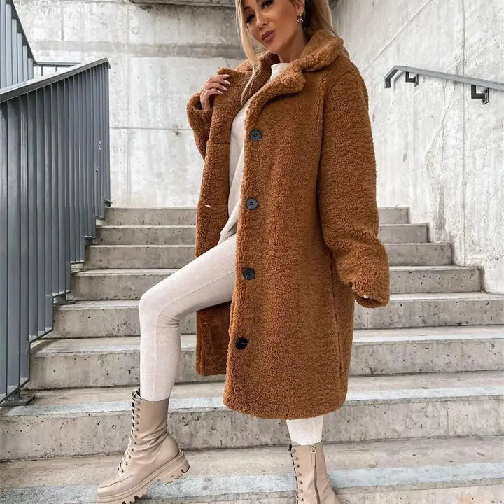 Colette | Manteau Teddy Doux et Confortable