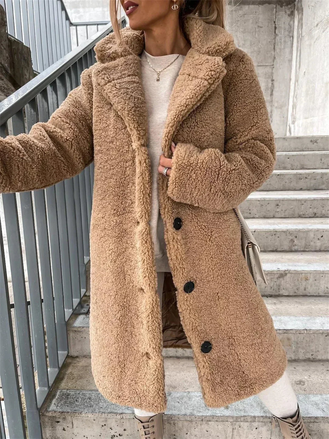 Colette | Manteau Teddy Doux et Confortable