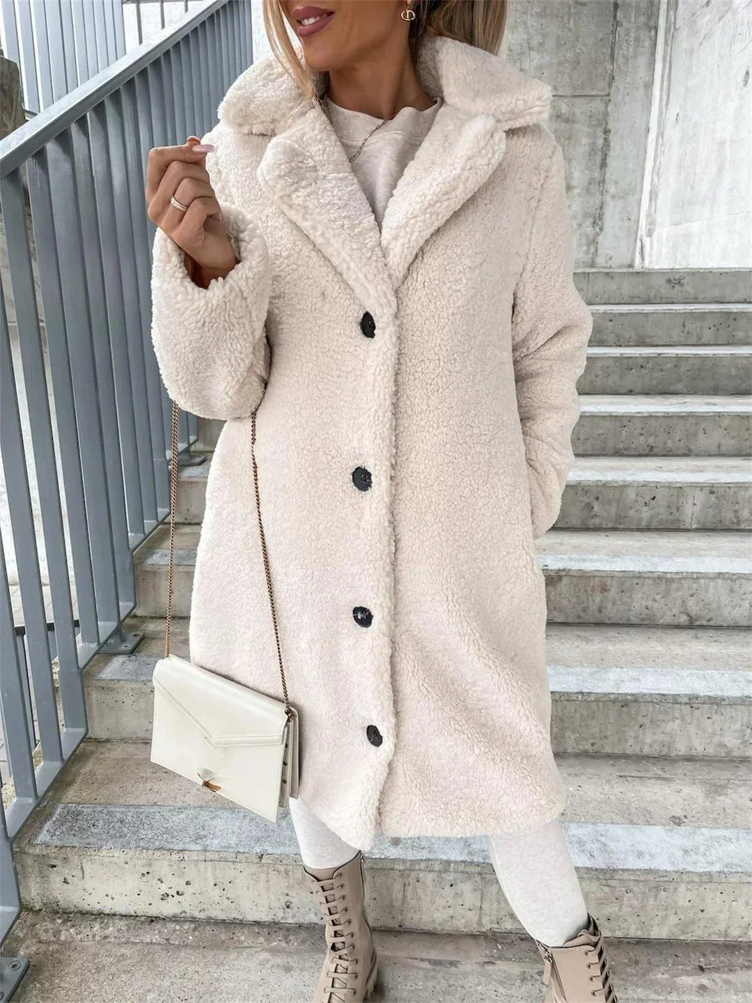 Colette | Manteau Teddy Doux et Confortable