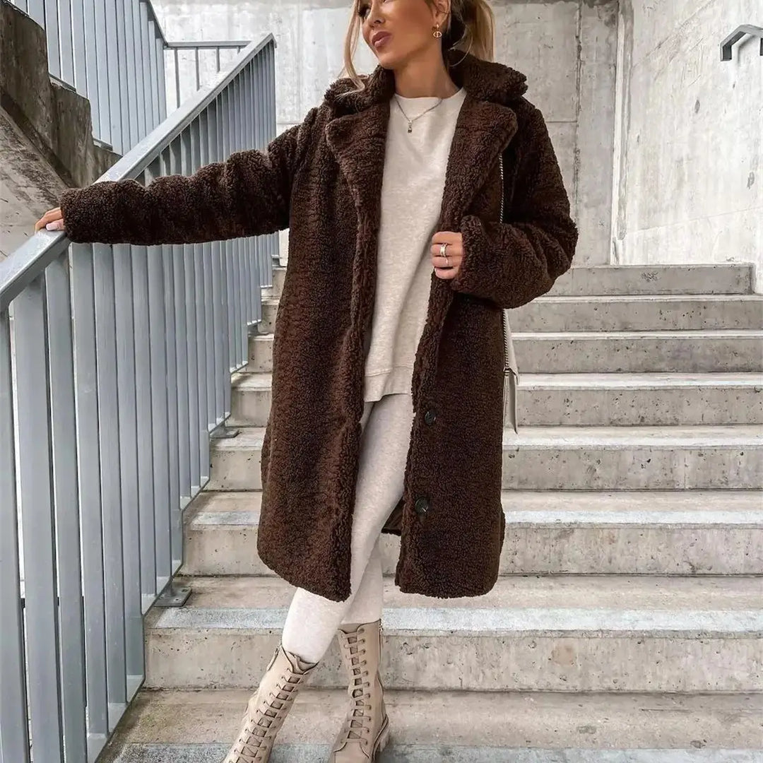 Colette | Manteau Teddy Doux et Confortable