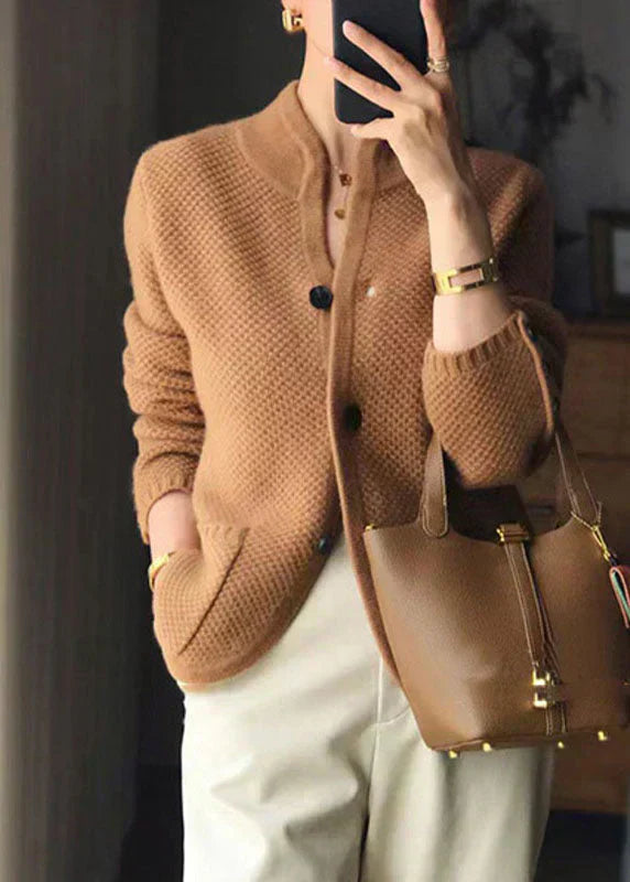 Madeleine | Gilet-veste en maille douillette