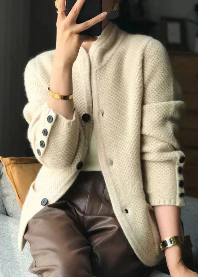 Madeleine | Gilet-veste en maille douillette
