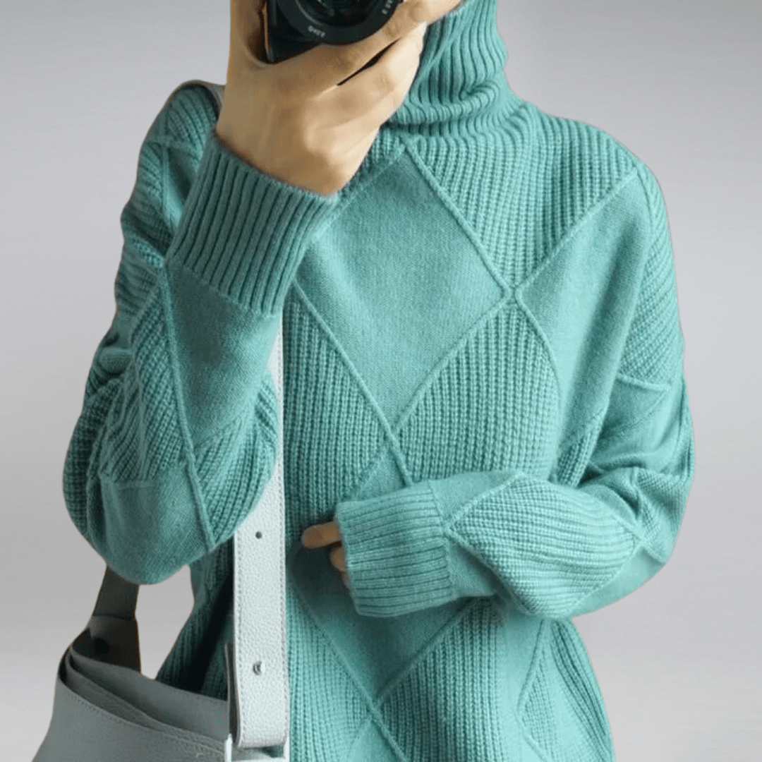 Abigail | Pull à col roulé doux — élégance cosy au style sans effort