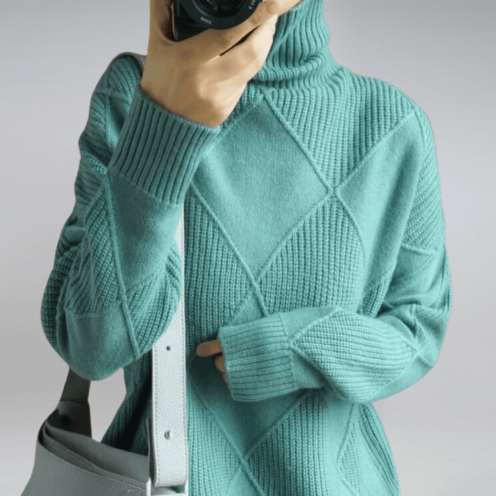 Abigail | Pull à col roulé doux — élégance cosy au style sans effort
