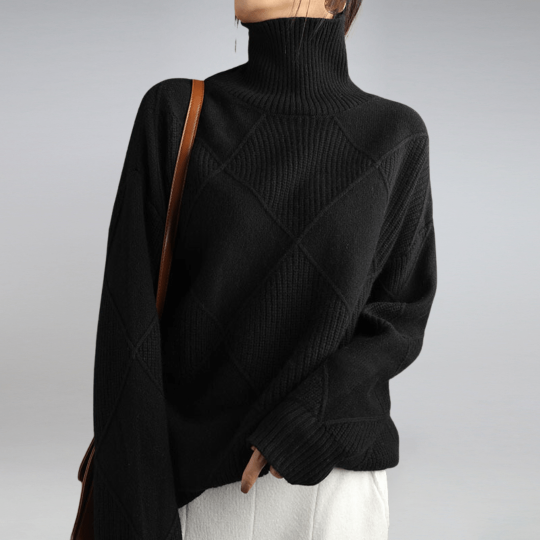 Abigail | Pull à col roulé doux — élégance cosy au style sans effort