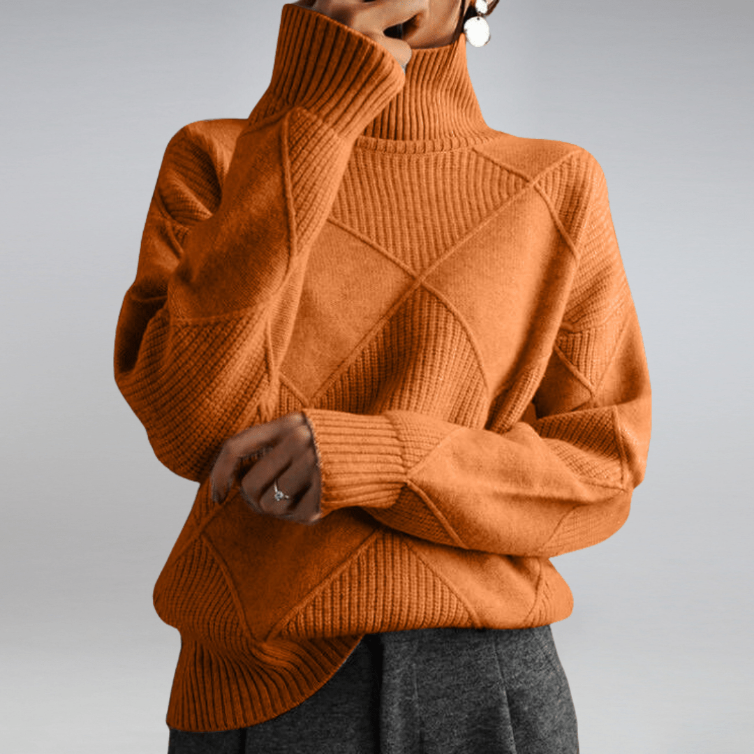 Abigail | Pull à col roulé doux — élégance cosy au style sans effort