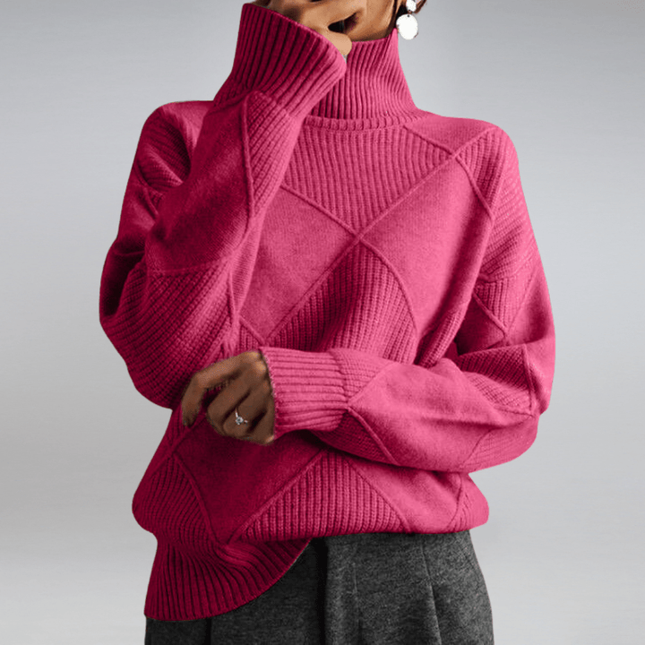 Abigail | Pull à col roulé doux — élégance cosy au style sans effort