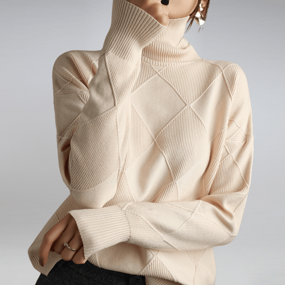Abigail | Pull à col roulé doux — élégance cosy au style sans effort