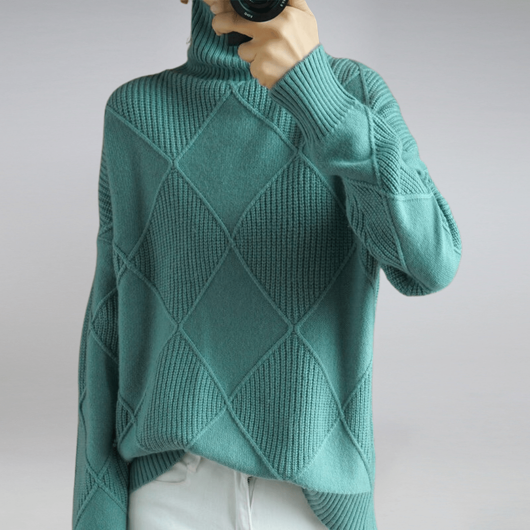 Abigail | Pull à col roulé doux — élégance cosy au style sans effort