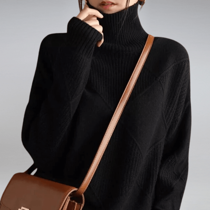 Abigail | Pull à col roulé doux — élégance cosy au style sans effort