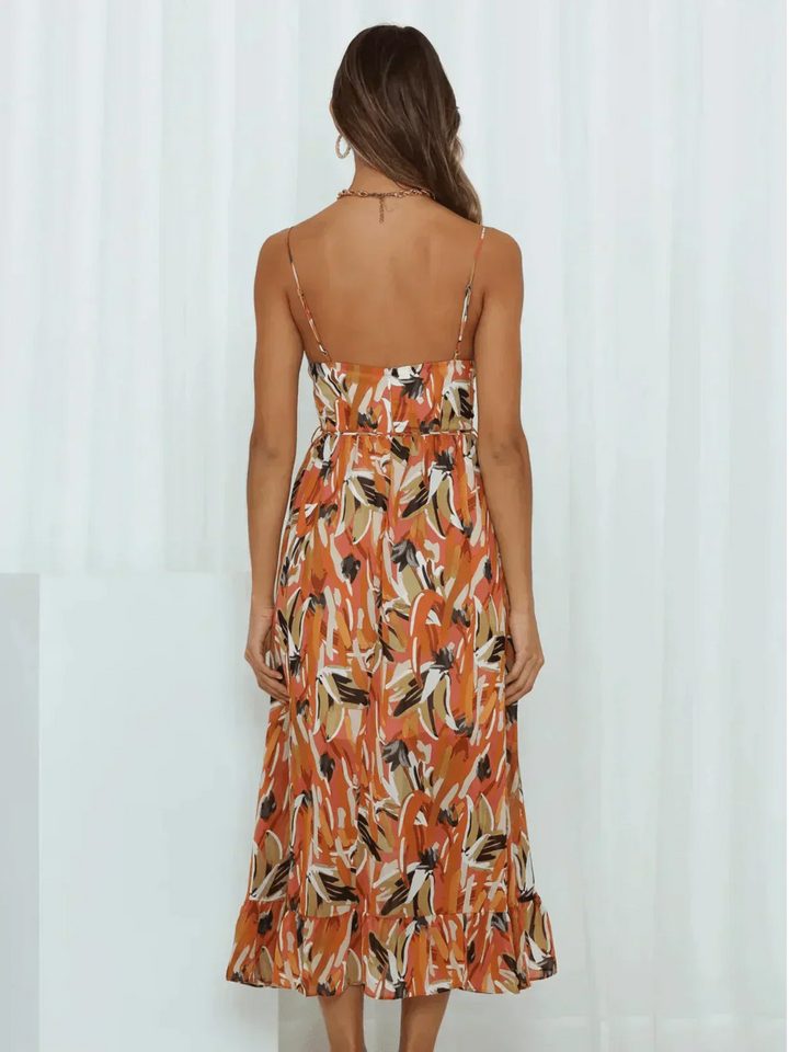 Vivoras | Robe Midi Éclatante