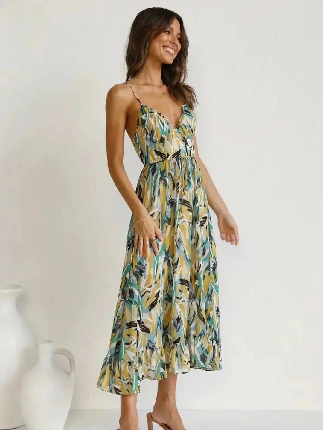 Vivoras | Robe Midi Éclatante