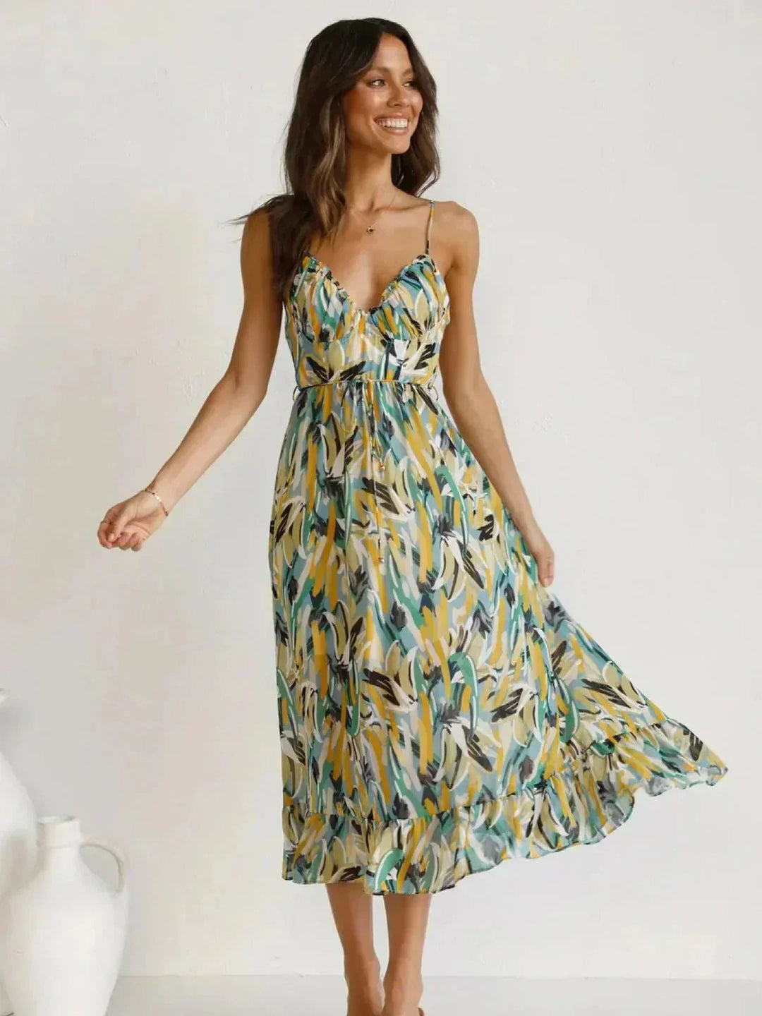 Vivoras | Robe Midi Éclatante