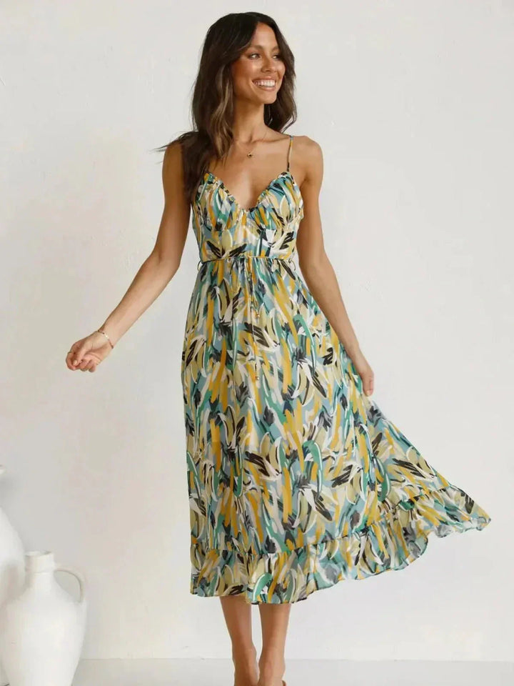 Vivoras | Robe Midi Éclatante