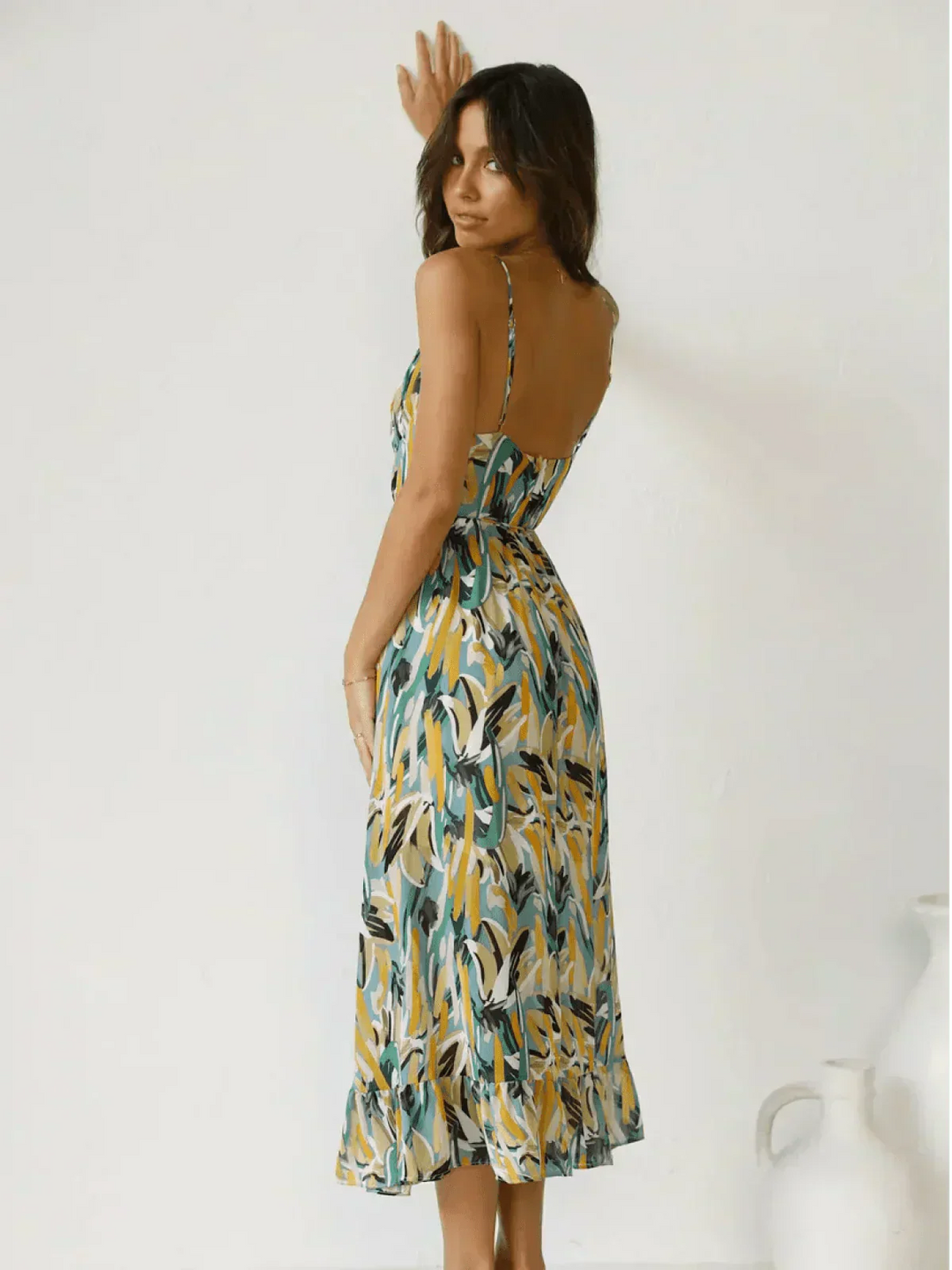 Vivoras | Robe Midi Éclatante