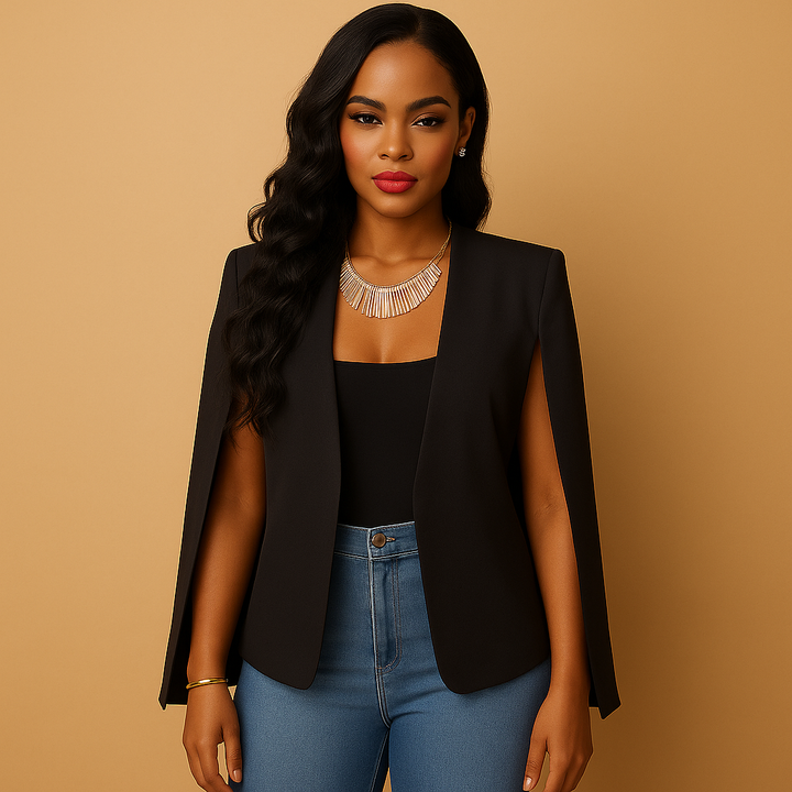 Vivoras | Blazer ajusté pour femme avec épaules élégantes