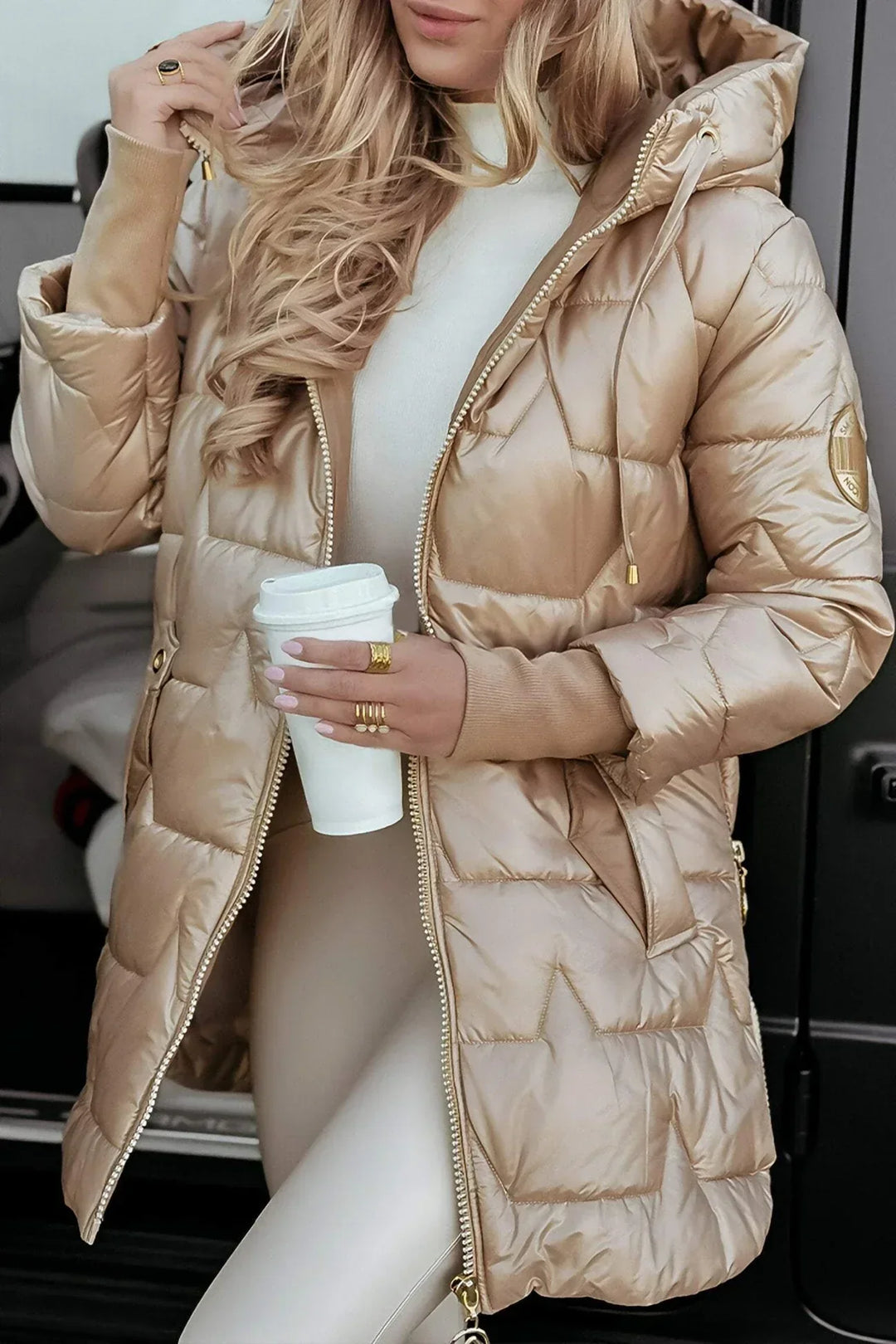 Manteau d’hiver Nolwenn — capuche & garnissage léger