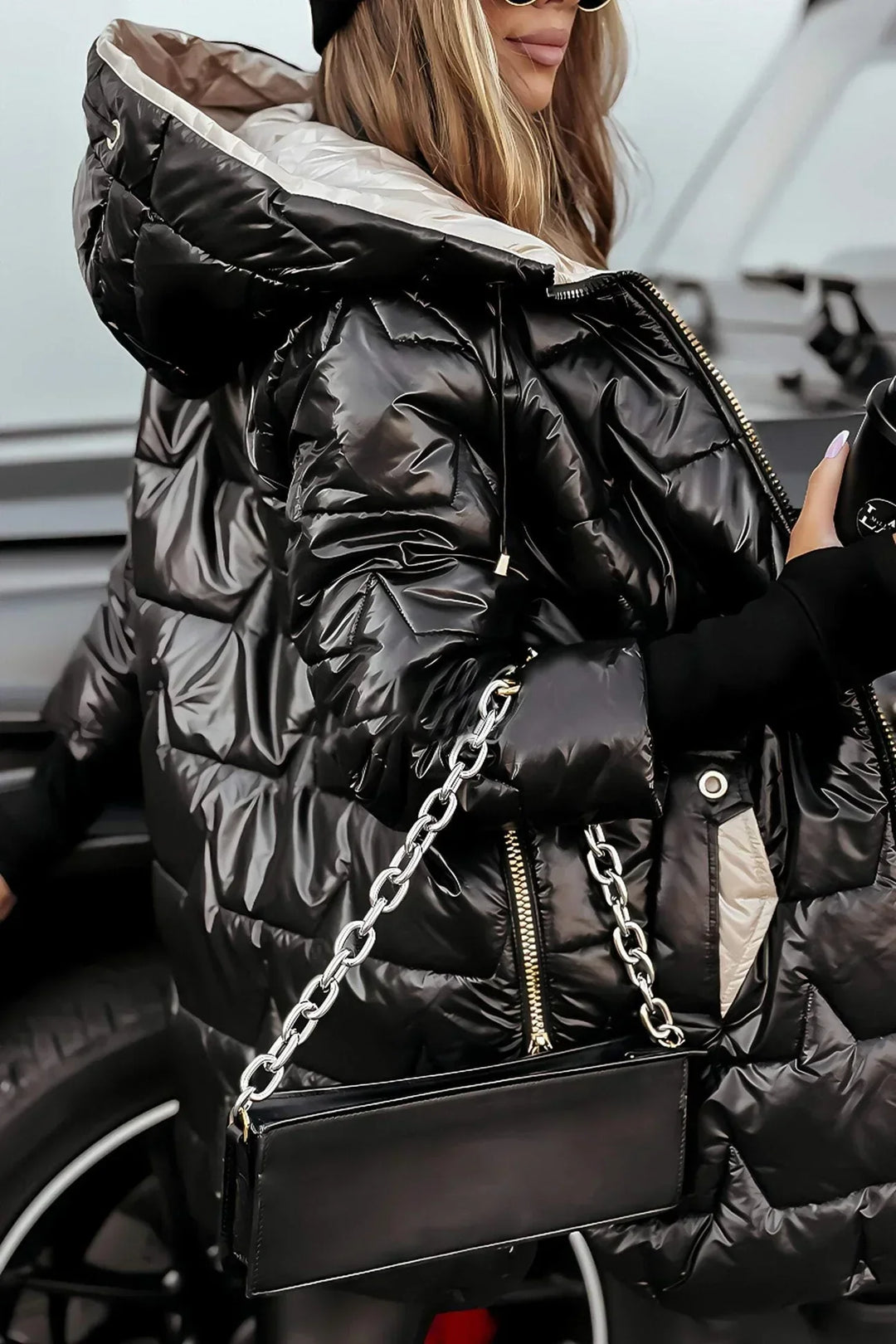 Manteau d’hiver Nolwenn — capuche & garnissage léger