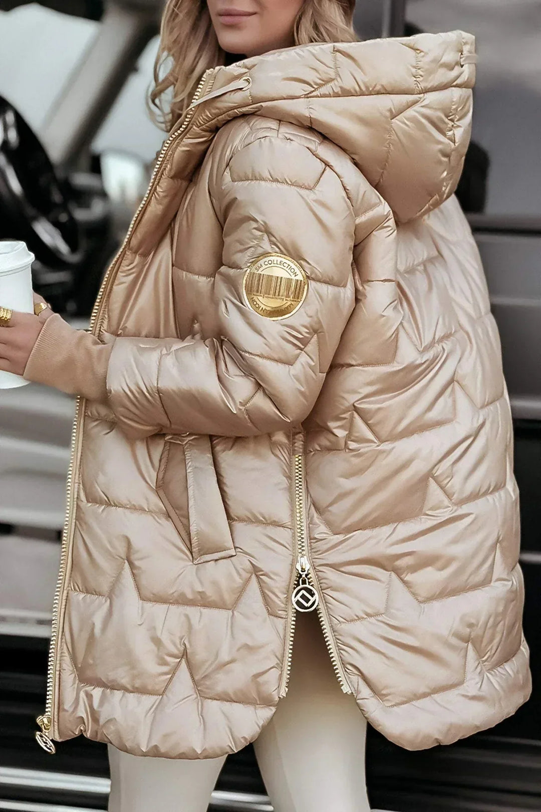 Manteau d’hiver Nolwenn — capuche & garnissage léger