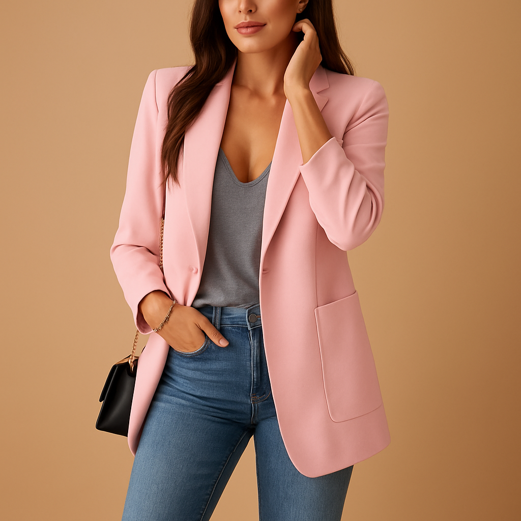 Vivoras  | Blazer long et ajusté pour femmes