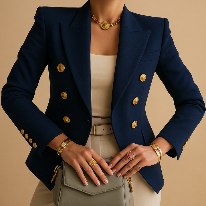Vivoras | Élégant blazer long pour femmes