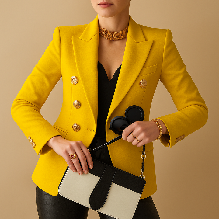 Vivoras | Élégant blazer long pour femmes