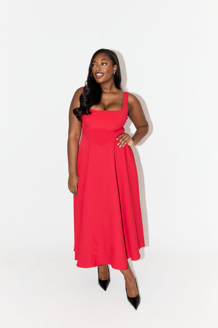 Vivoras | Robe midi fluide intemporelle
