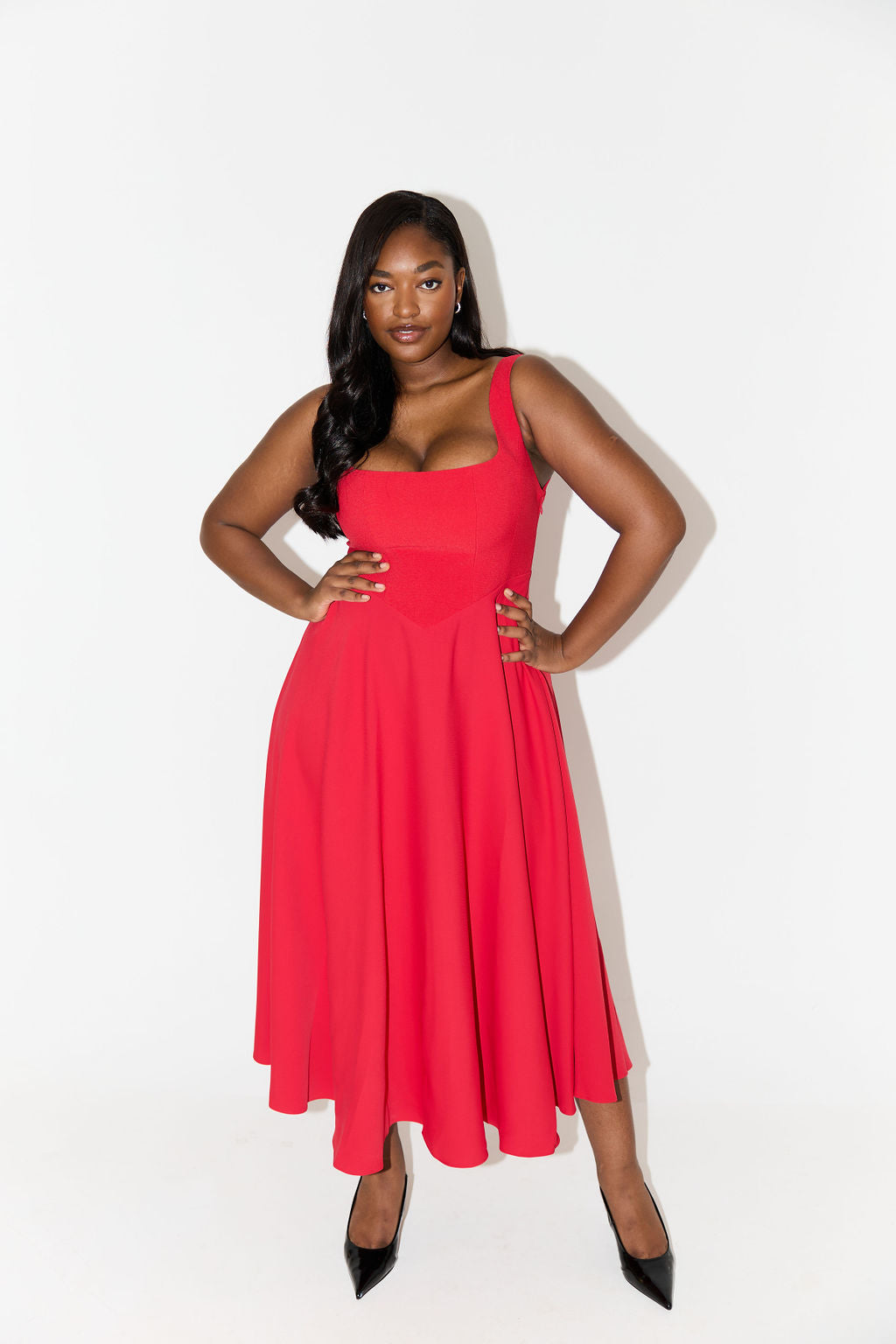 Vivoras | Robe midi fluide intemporelle