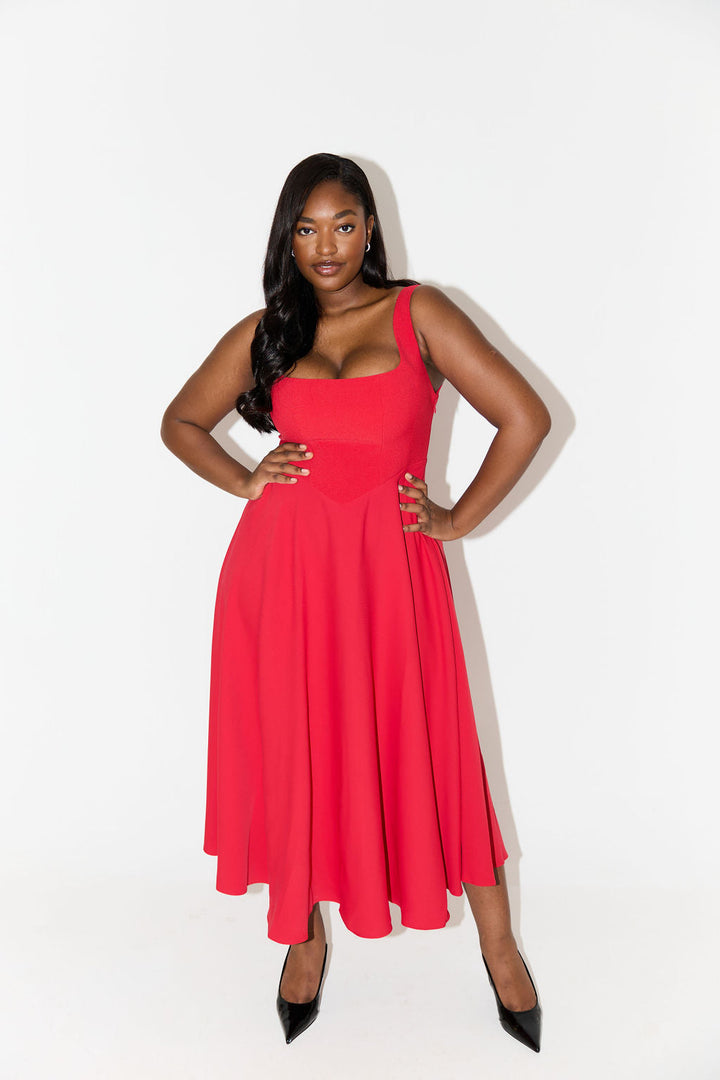 Vivoras | Robe midi fluide intemporelle
