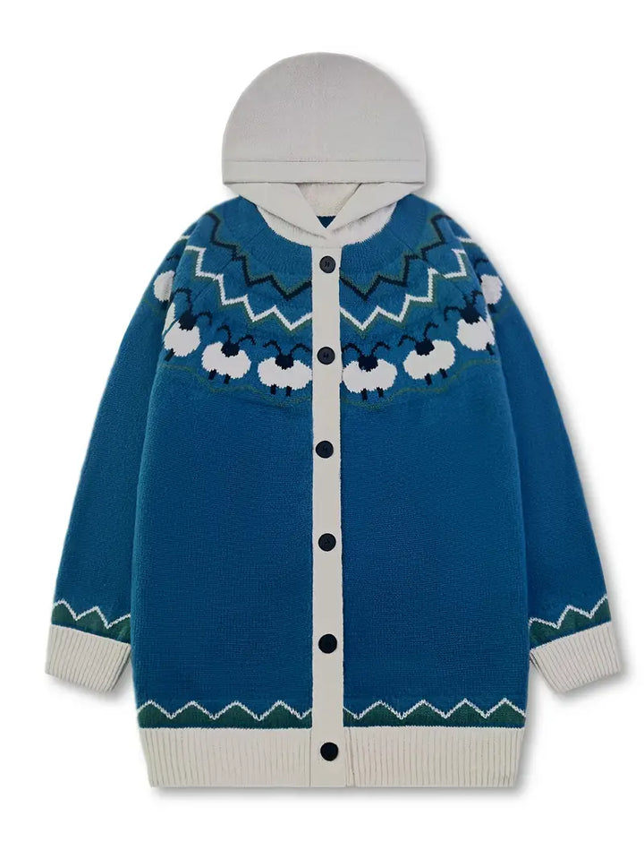 Kyrisa | Cardigan à motif forêt casual