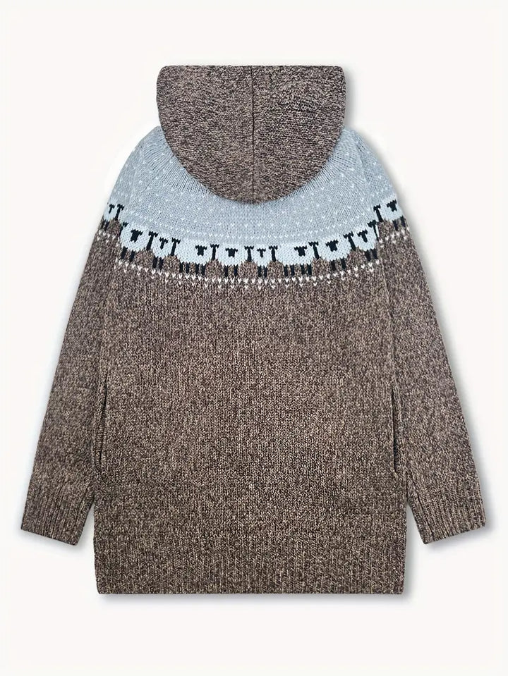 Kyrisa | Cardigan à motif forêt casual