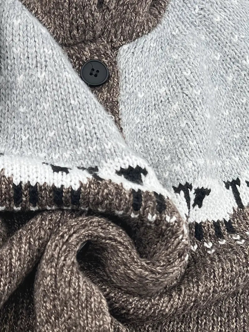 Kyrisa | Cardigan à motif forêt casual