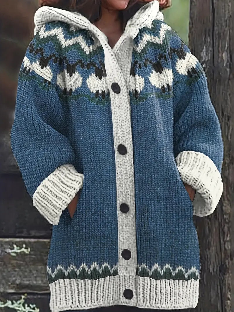 Kyrisa | Cardigan à motif forêt casual