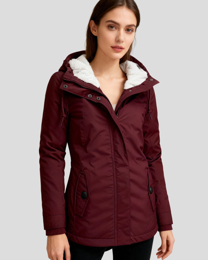 Anna – Veste Longue en Polaire d’Automne