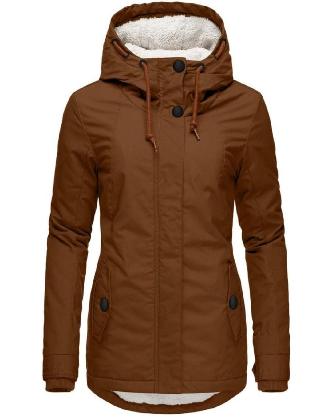 Anna – Veste Longue en Polaire d’Automne