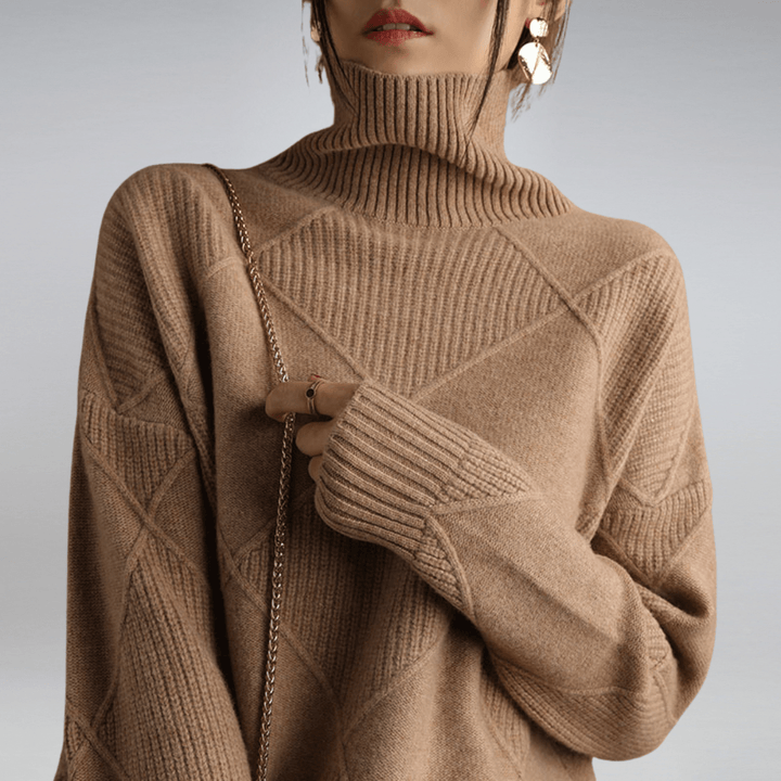 Abigail | Pull à col roulé doux — élégance cosy au style sans effort