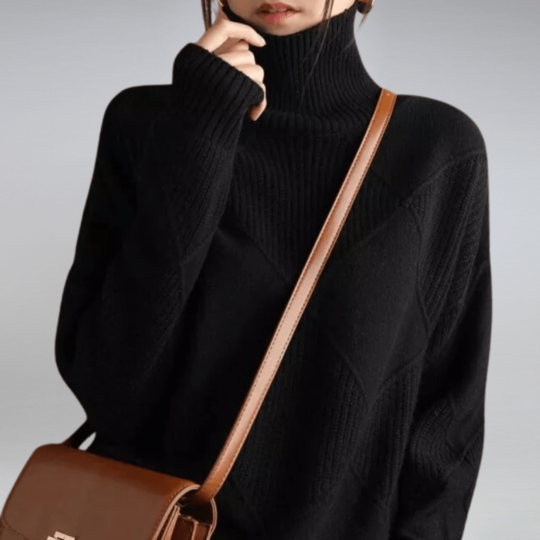 Abigail | Pull à col roulé doux — élégance cosy au style sans effort