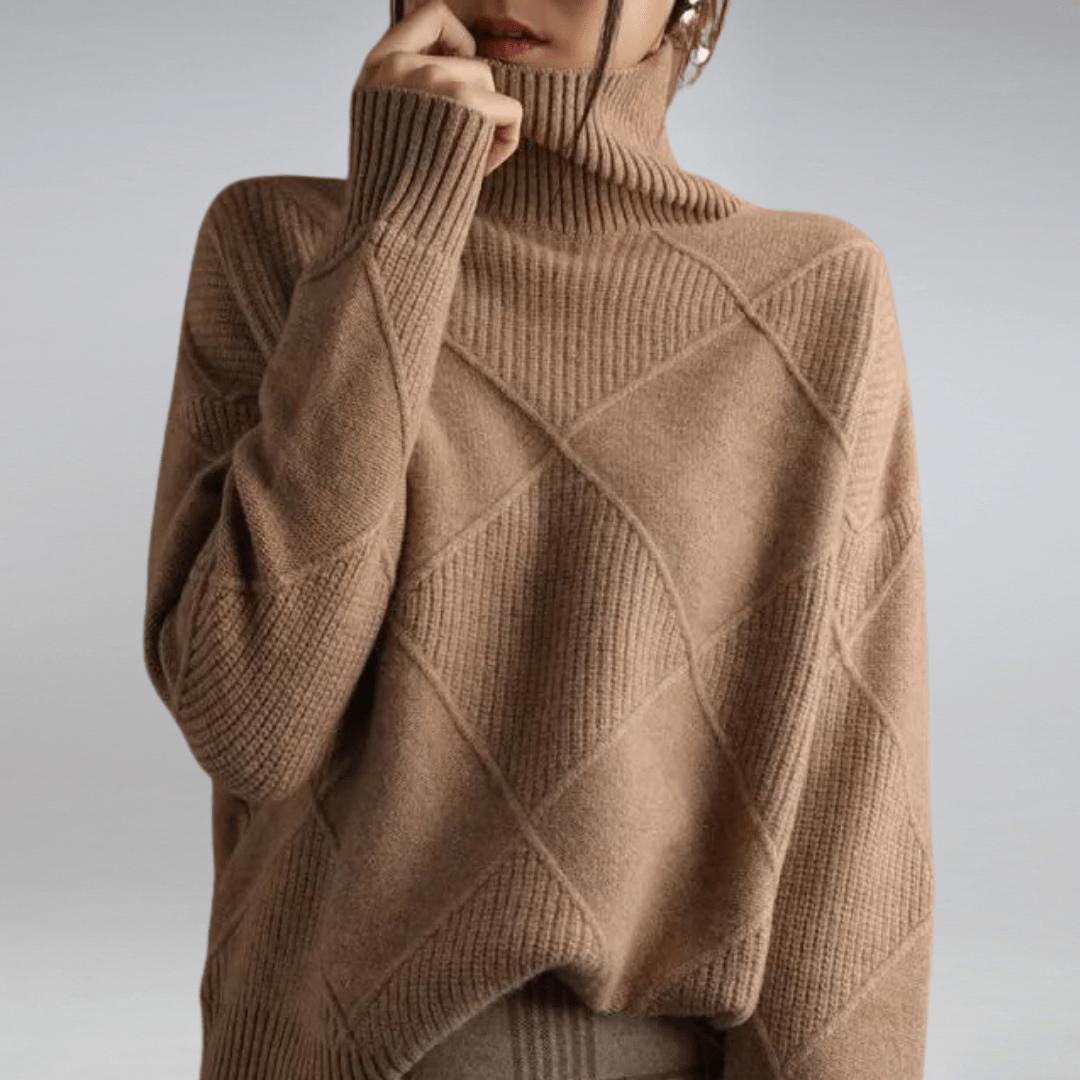 Abigail | Pull à col roulé doux — élégance cosy au style sans effort