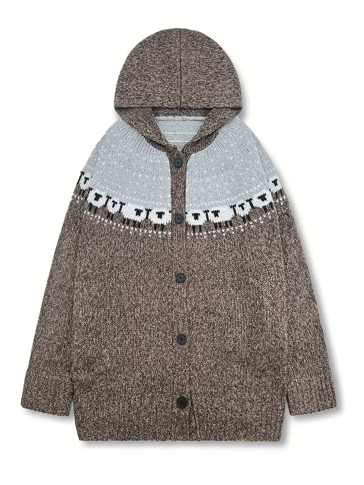 Kyrisa | Cardigan à motif forêt casual