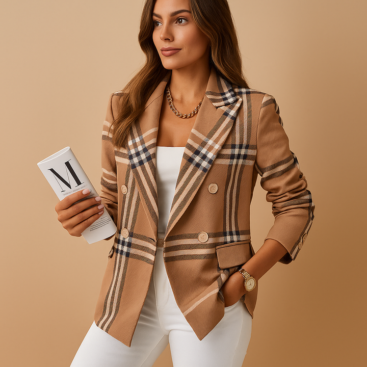 Vivoras  | Blazer cintré avec détails élégants pour femmes