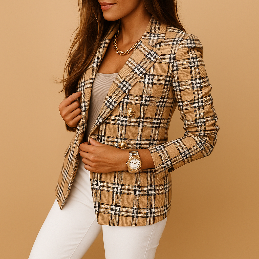 Vivoras  | Blazer cintré avec détails élégants pour femmes