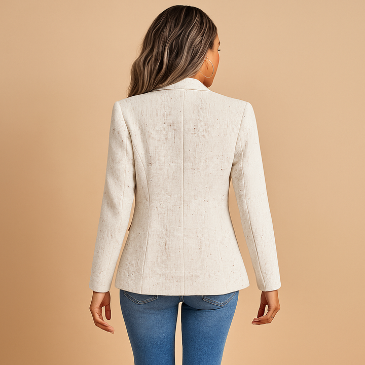 Vivoras | Blazer ajusté à revers pour femmes