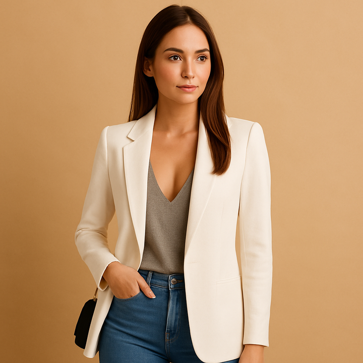 Vivoras  | Blazer long et ajusté pour femmes