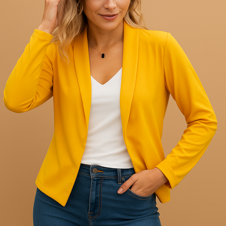 Vivoras | Blazer ouvert élégant pour femme, coupe moderne
